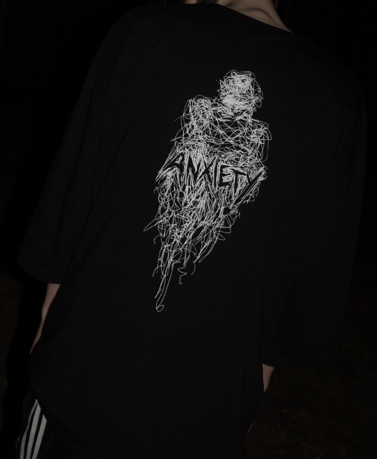 "ANXIETY" BLACK TEE