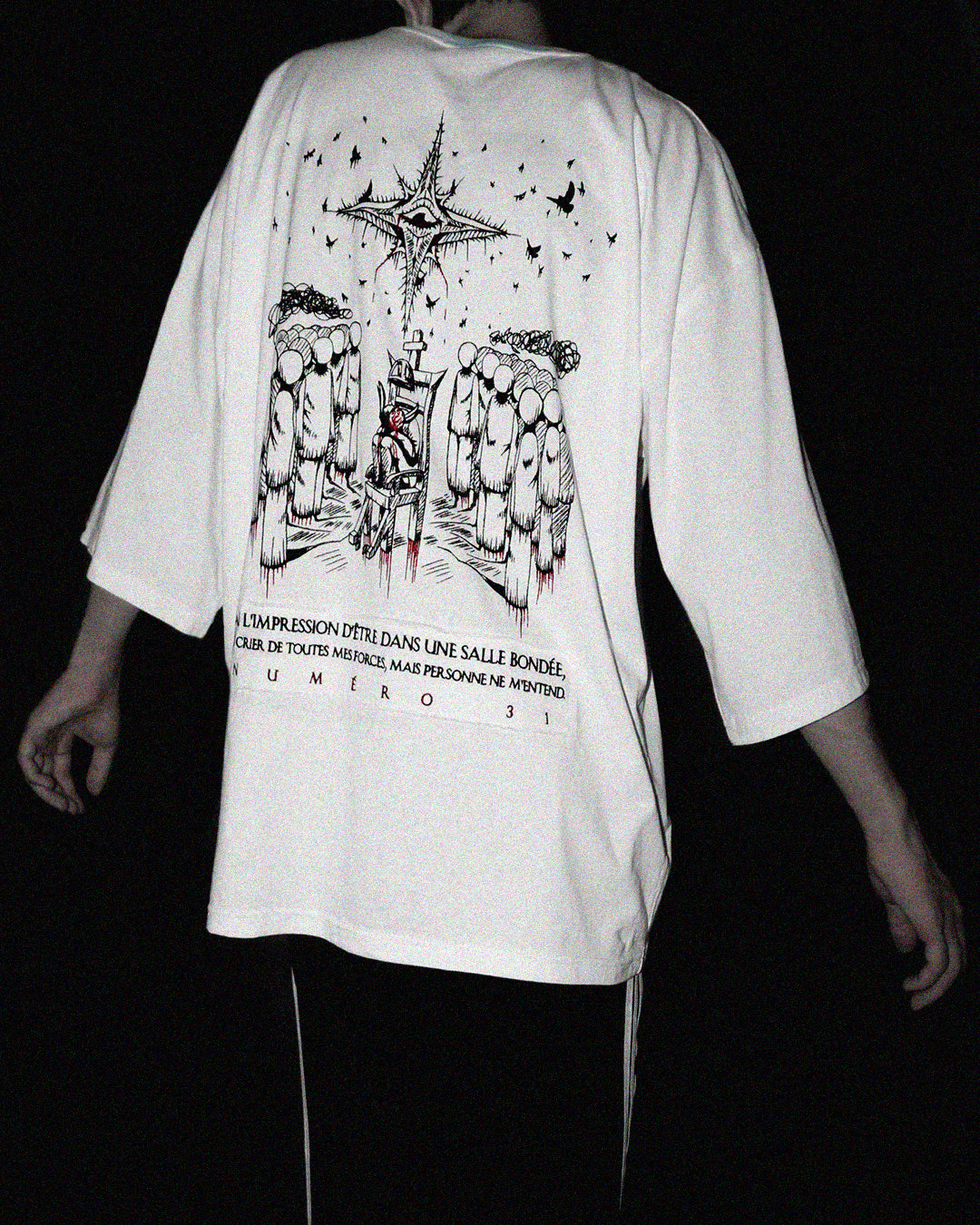 "NUMERO 31" WHITE TEE