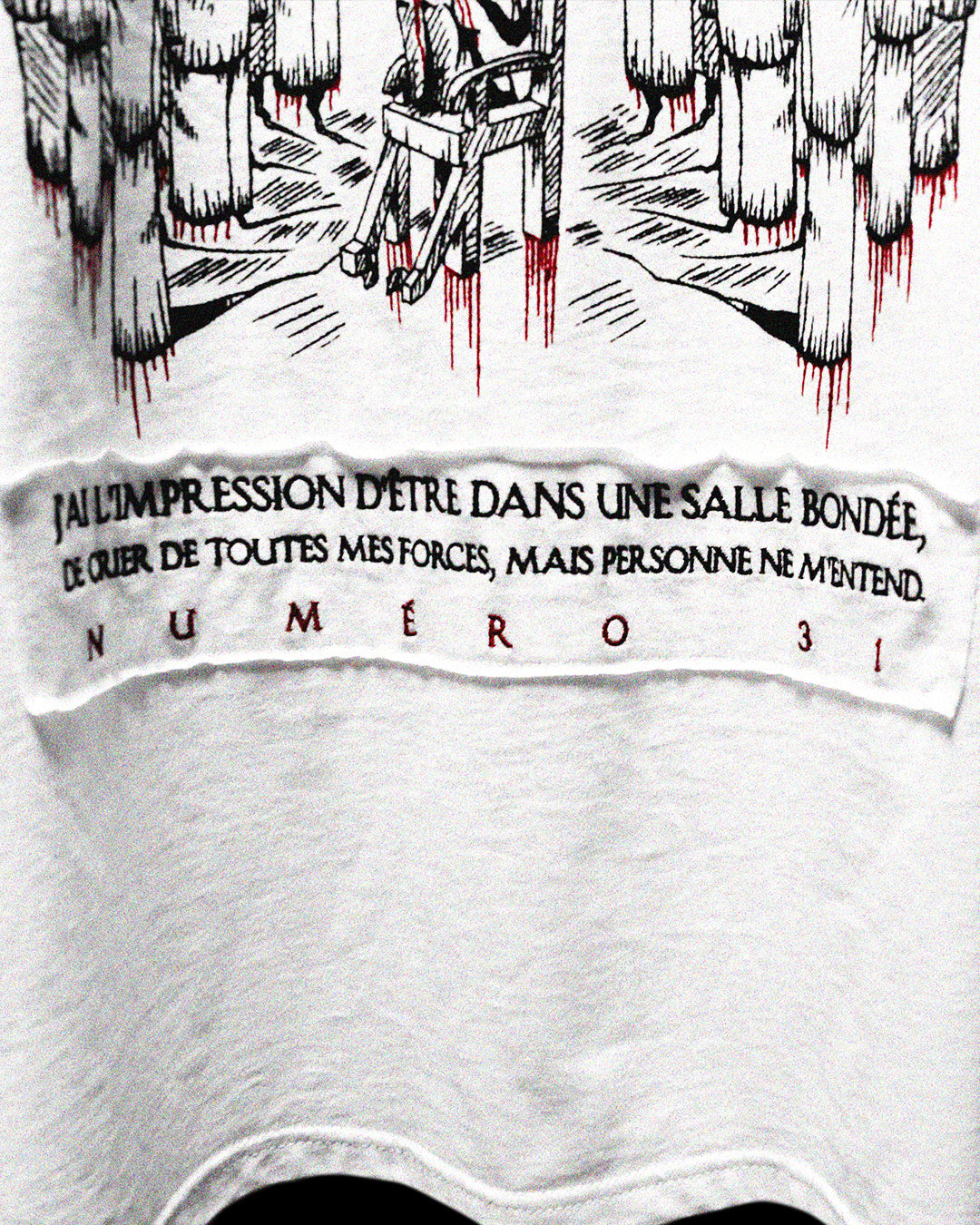 "NUMERO 31" WHITE TEE
