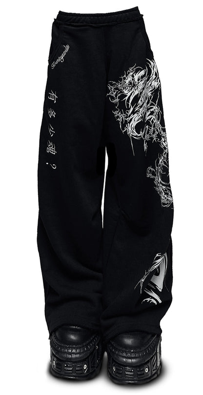 "DRAGON LAGOON" SWEATPANTS
