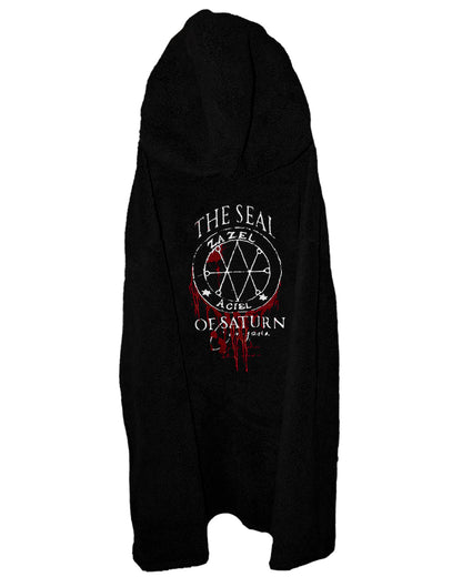 “the seal of saturn” plush hoodie