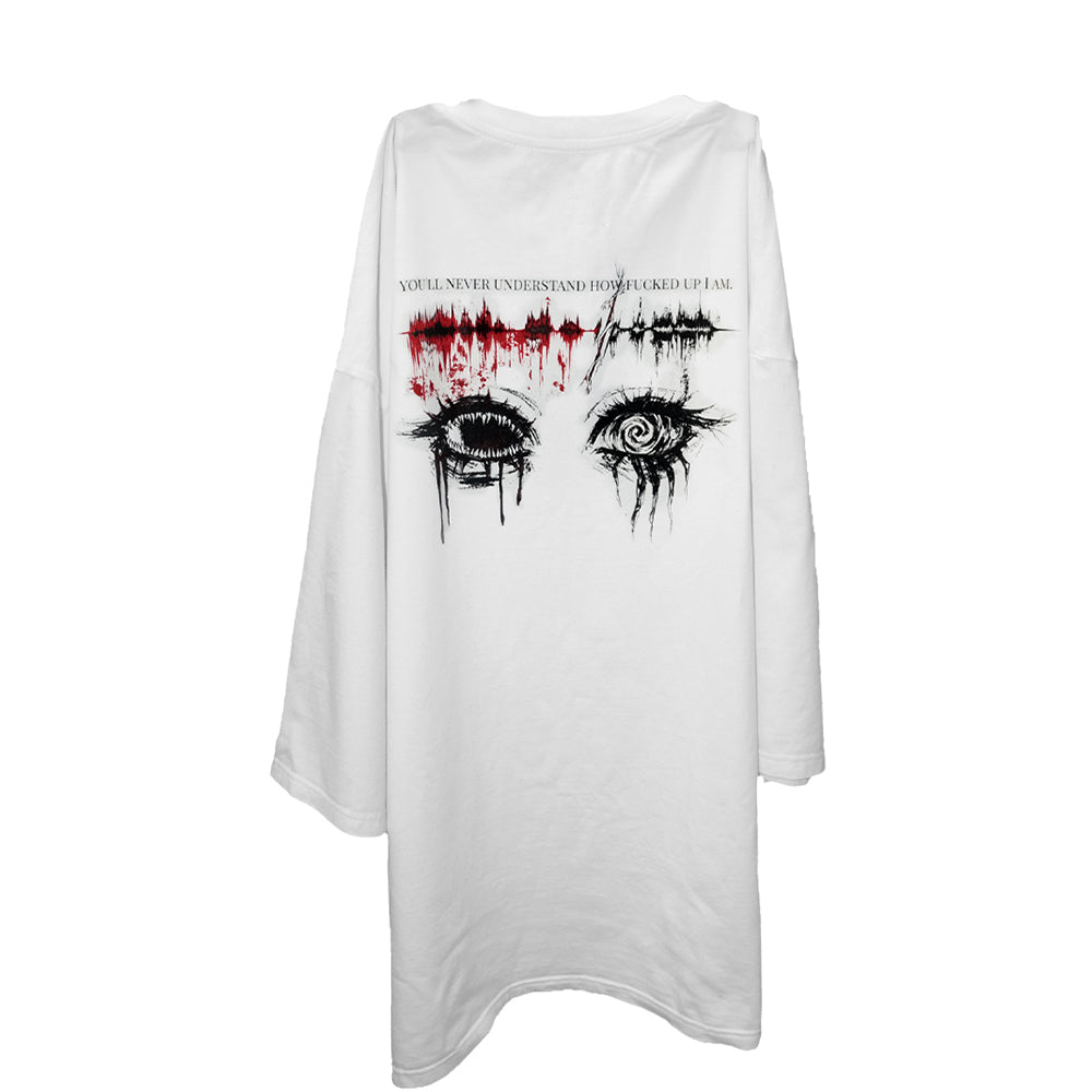 "BLOODY EYES" WHITE TEE