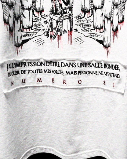 "NUMERO 31" WHITE TEE